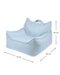 Beanbag Chair Outdoor, Azure (Pre - Order) - Le Petit Marché Home Furniture