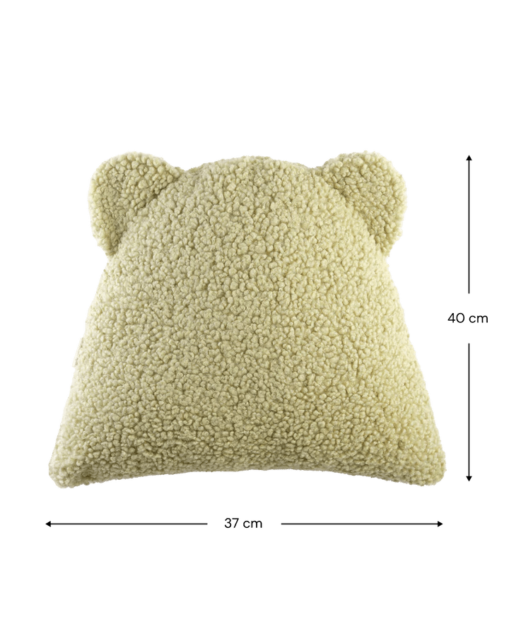 Bear Cushion, Matcha - Le Petit Marché Home Furniture