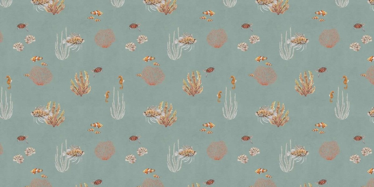 Coral Garden - Blue - Le Petit Marché Home Furniture