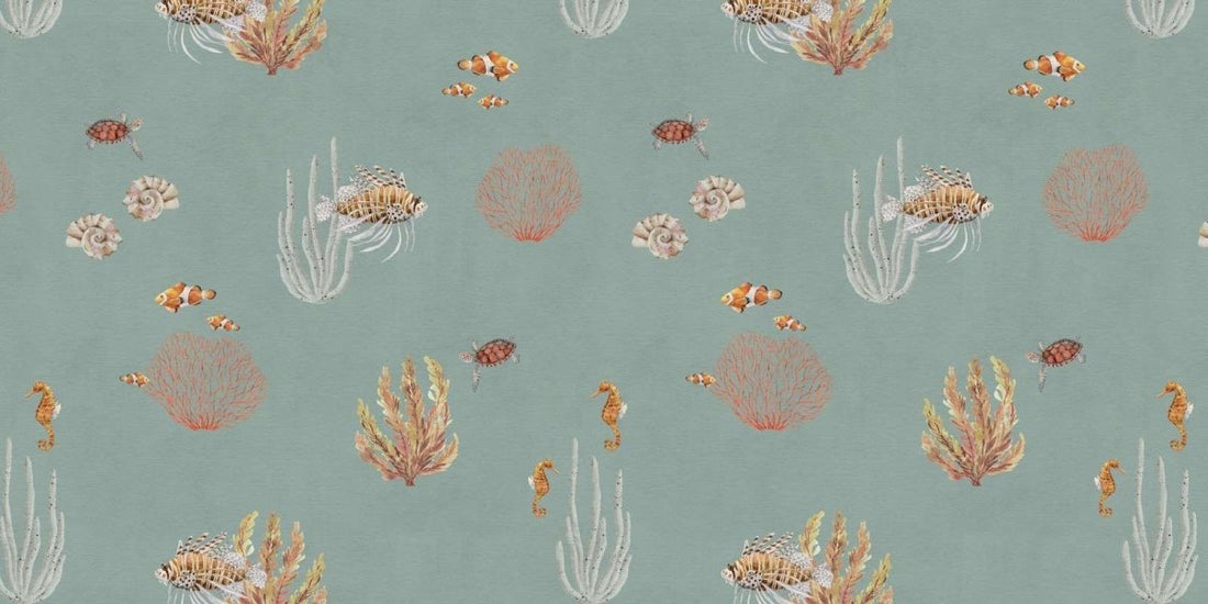 Coral Garden - Blue - Le Petit Marché Home Furniture