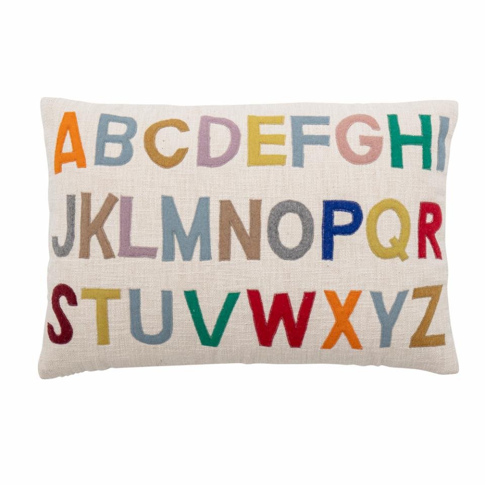 Cushion ABC Lexi, Nature - Le Petit Marché Home Furniture