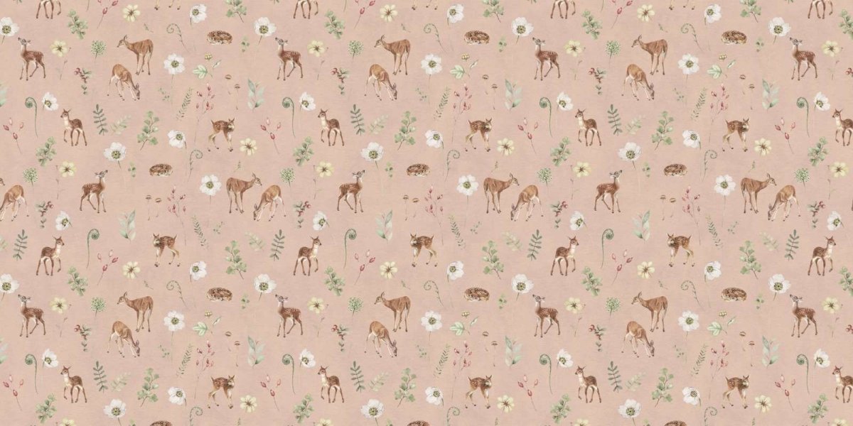 Dancing Deer - Pink - Le Petit Marché Home Furniture