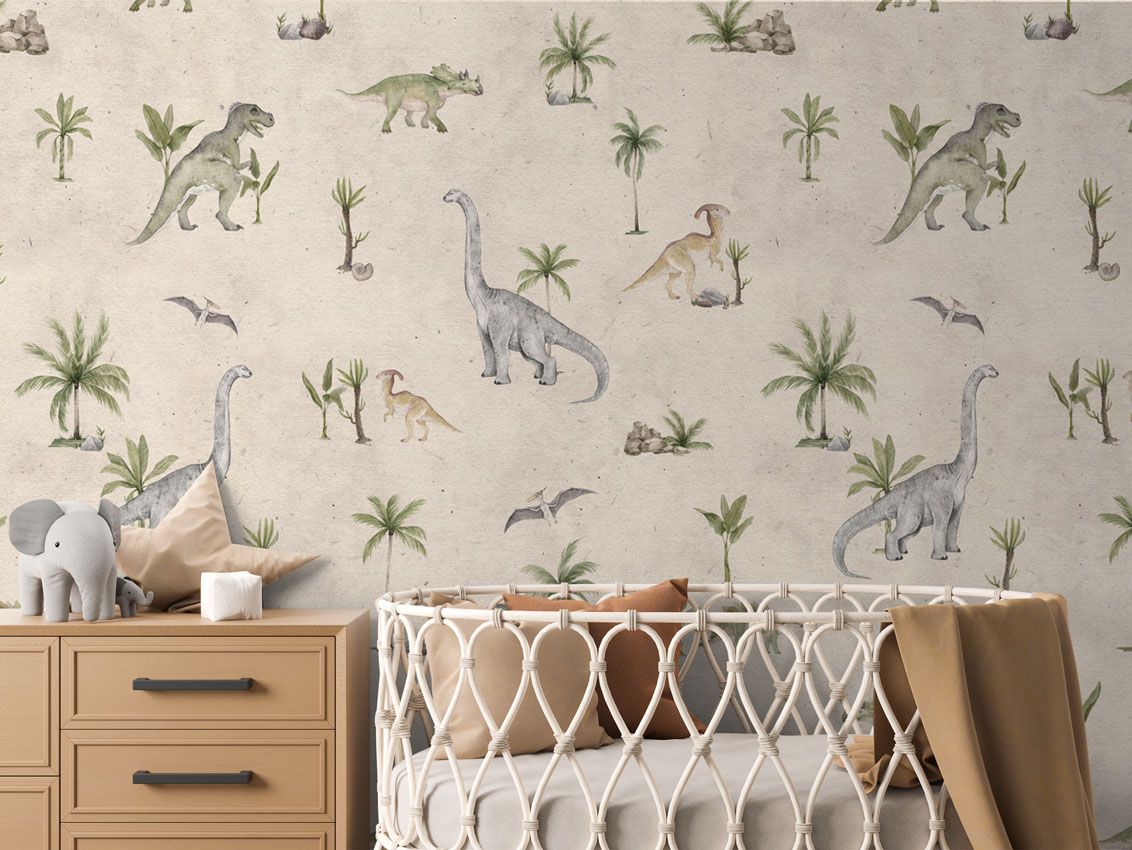 Dashing Dinos - Sand - Le Petit Marché Home Furniture