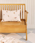 Embroidered Cushion, Songbirds - Le Petit Marché Home Furniture