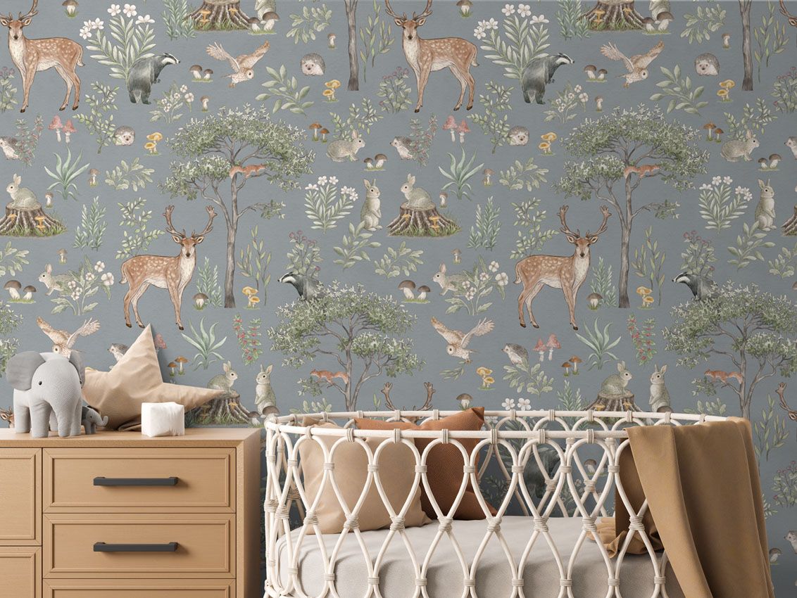 Fantastic Forest - Blue - Le Petit Marché Home Furniture