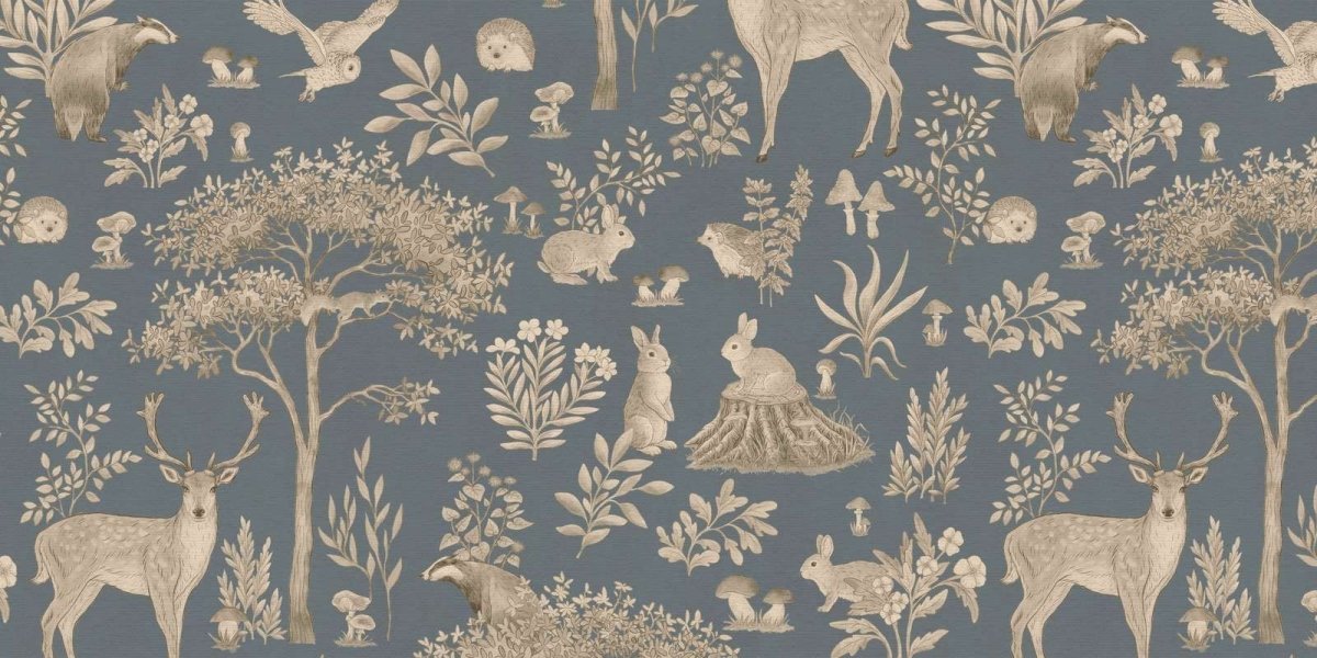 Fantastic Forest - Vintage Blue - Le Petit Marché Home Furniture