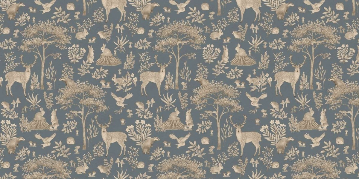 Fantastic Forest - Vintage Blue - Le Petit Marché Home Furniture