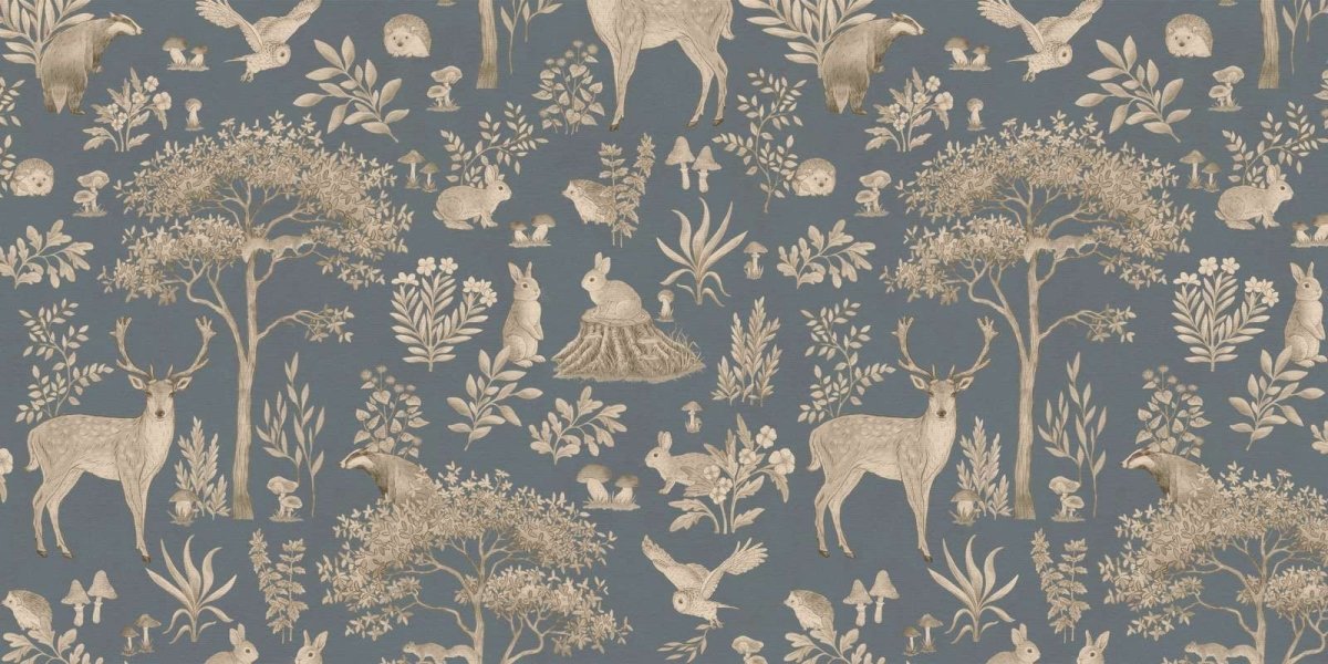 Fantastic Forest - Vintage Blue - Le Petit Marché Home Furniture