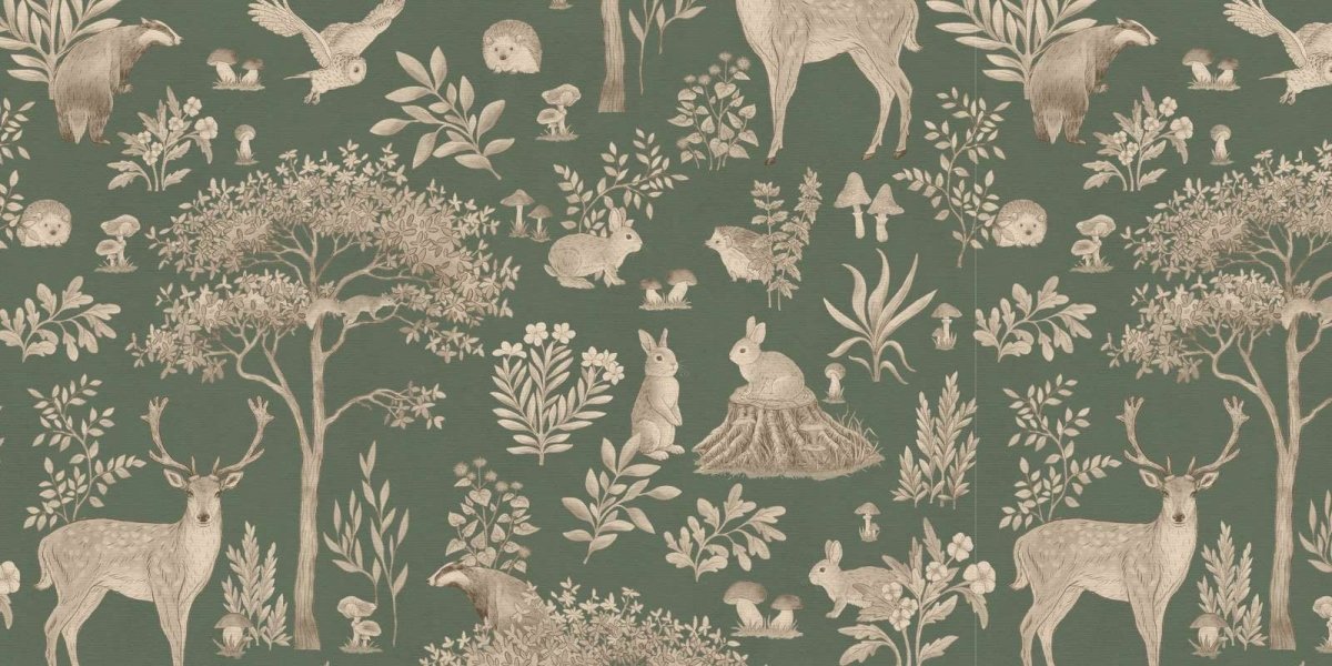 Fantastic Forest - Vintage Green - Le Petit Marché Home Furniture