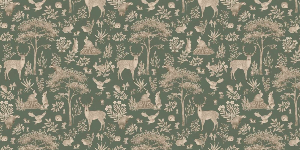 Fantastic Forest - Vintage Green - Le Petit Marché Home Furniture