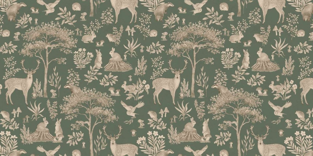 Fantastic Forest - Vintage Green - Le Petit Marché Home Furniture