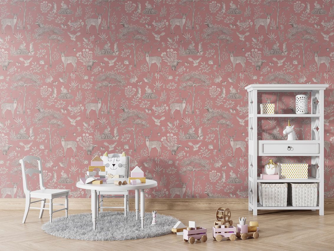 Fantastic Forest - Vintage Pink - Le Petit Marché Home Furniture