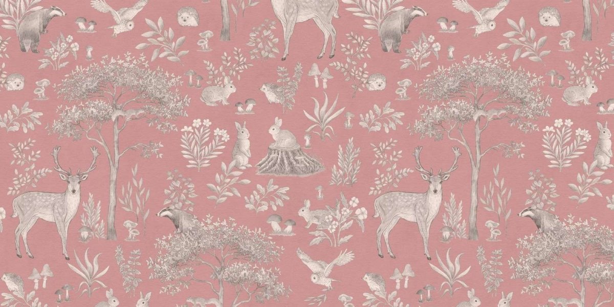 Fantastic Forest - Vintage Pink - Le Petit Marché Home Furniture