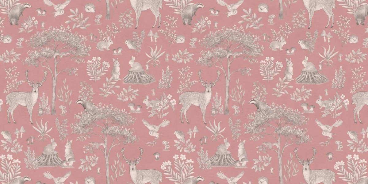 Fantastic Forest - Vintage Pink - Le Petit Marché Home Furniture