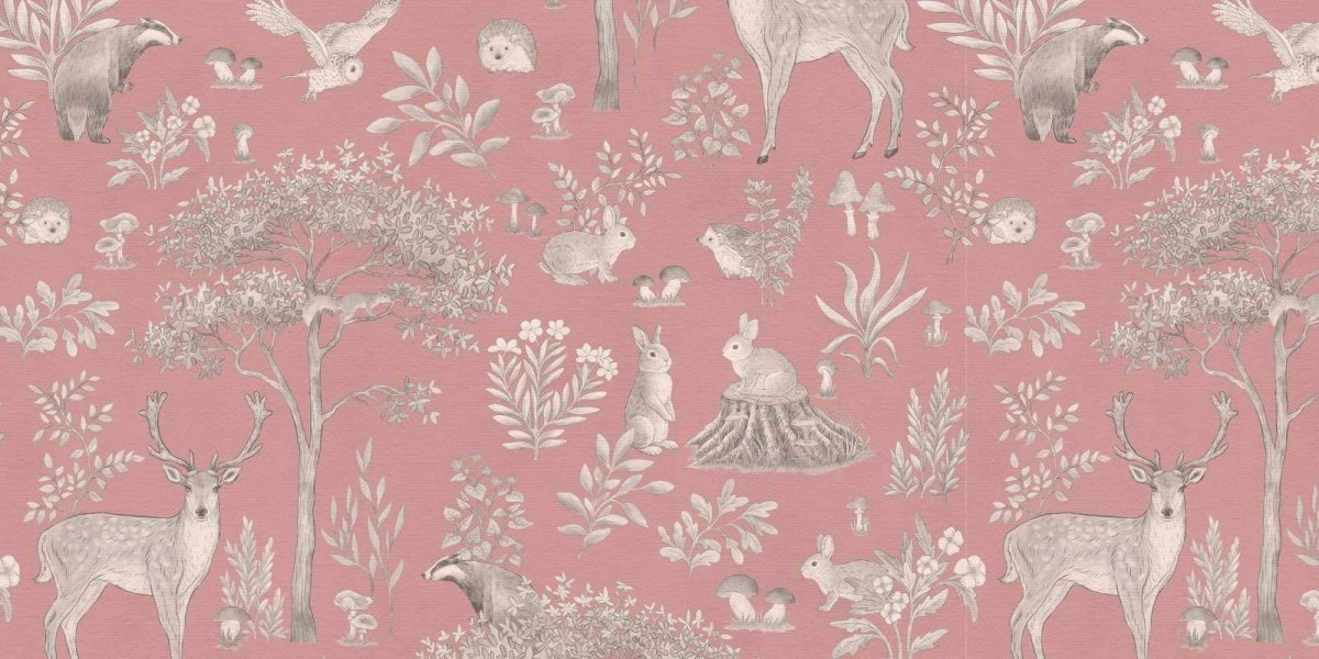 Fantastic Forest - Vintage Pink - Le Petit Marché Home Furniture