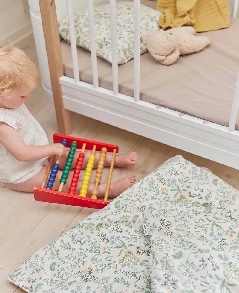 Fitted Baby Sheet 70x140 cm, Little Mouse - Le Petit Marché Home Furniture