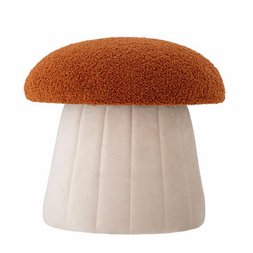 Pouf Bertil, Mushroom, Red