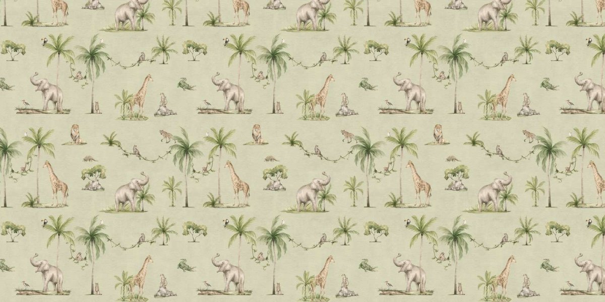 Joyful Jungle - Green - Le Petit Marché Home Furniture