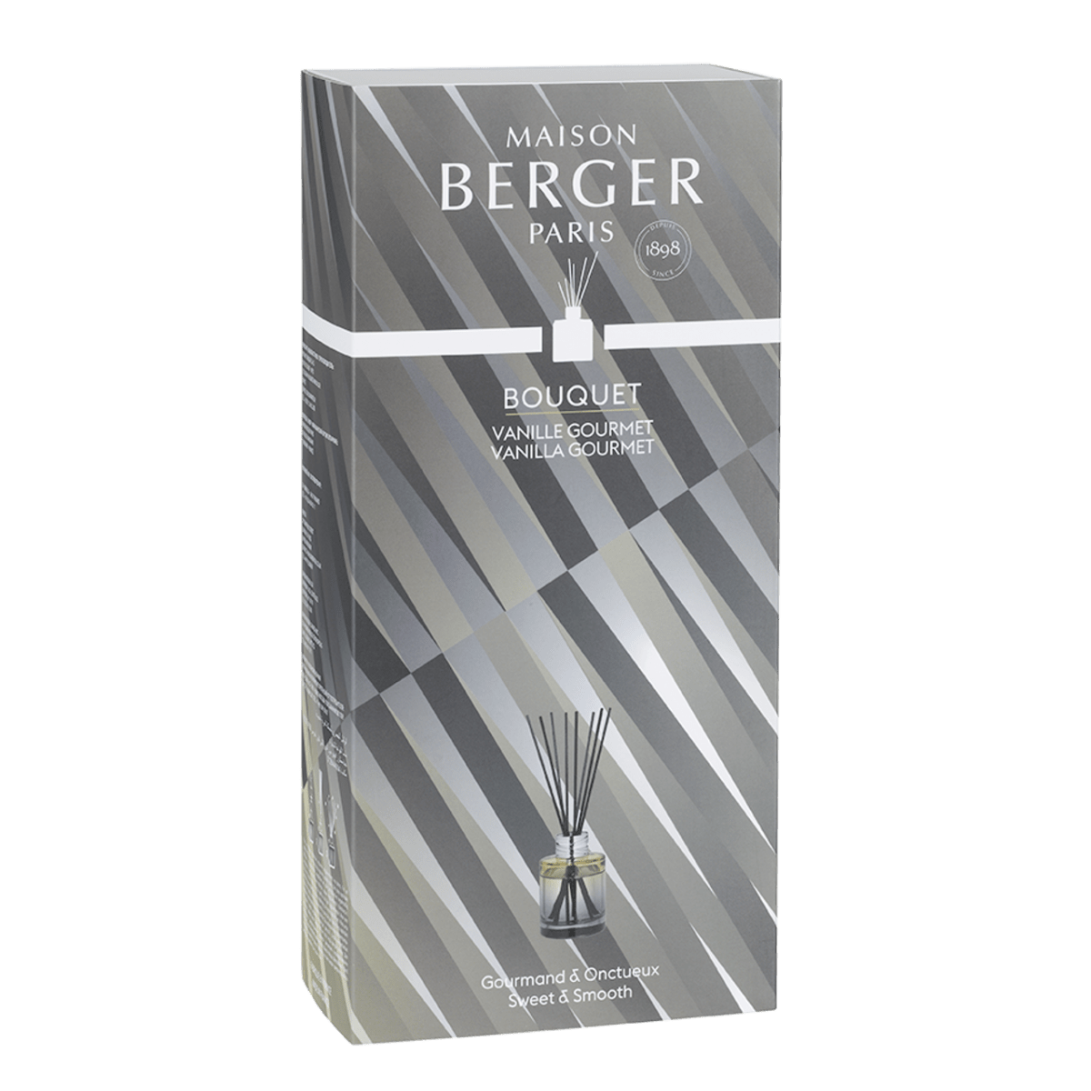 Lampe Bouquet, Dare Nude/Grey Prefilled with 115ml Vanilla Gourmet - Le Petit Marché Home Furniture