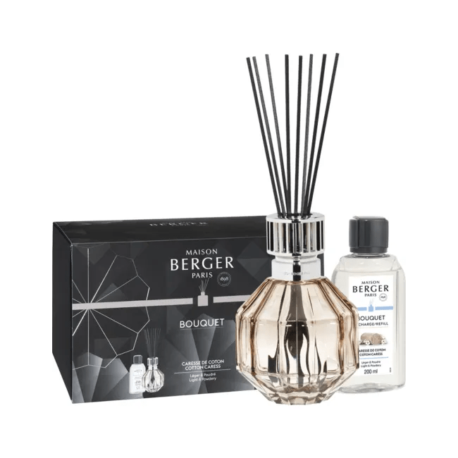 Lampe Gift Set, BQT Facette Nude with Cotton Caress Refill 250ml - Le Petit Marché Home Furniture