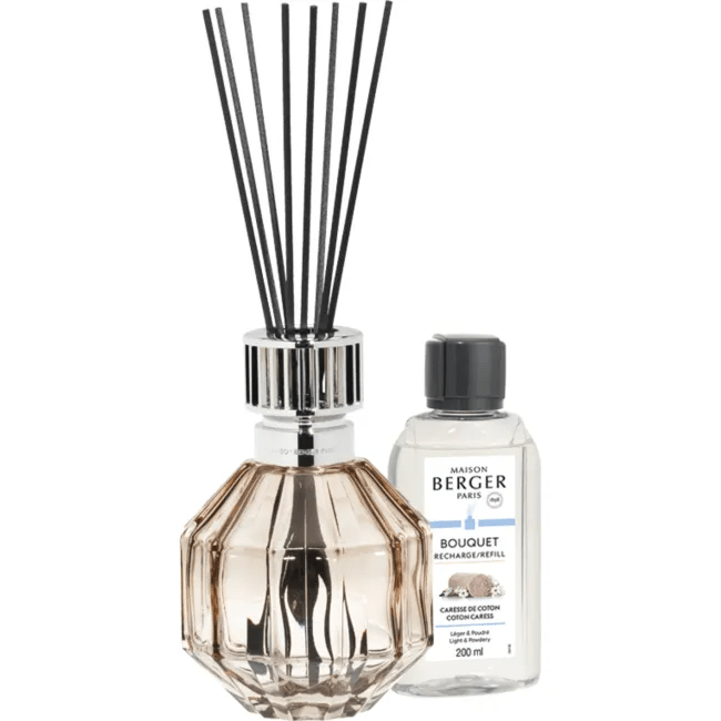 Lampe Gift Set, BQT Facette Nude with Cotton Caress Refill 250ml - Le Petit Marché Home Furniture