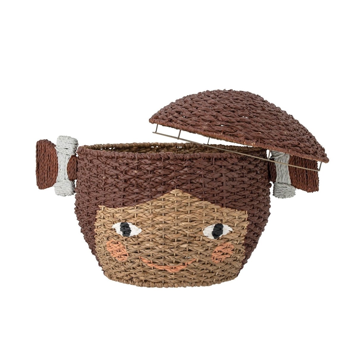 Lill Basket w/Lid - Le Petit Marché Home Furniture