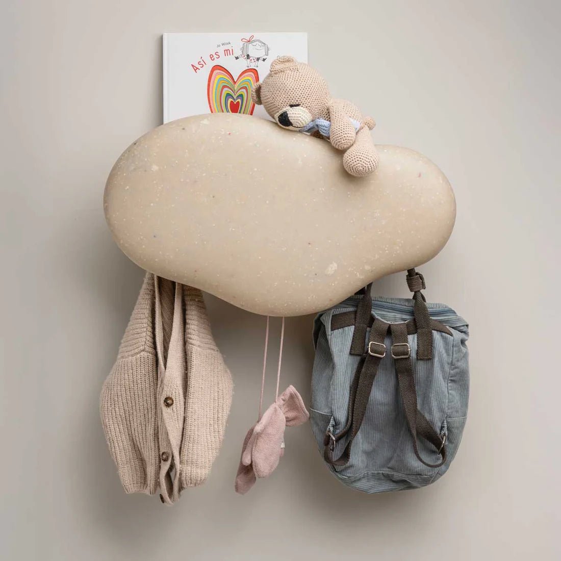 Marine Coat Rack - Faded White - Le Petit Marché Home Furniture
