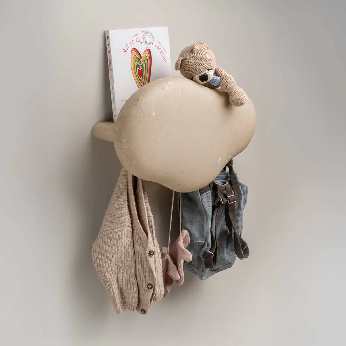 Marine Coat Rack - Faded White - Le Petit Marché Home Furniture