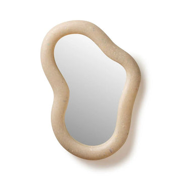 Marine Mirror - Faded White - Le Petit Marché Home Furniture