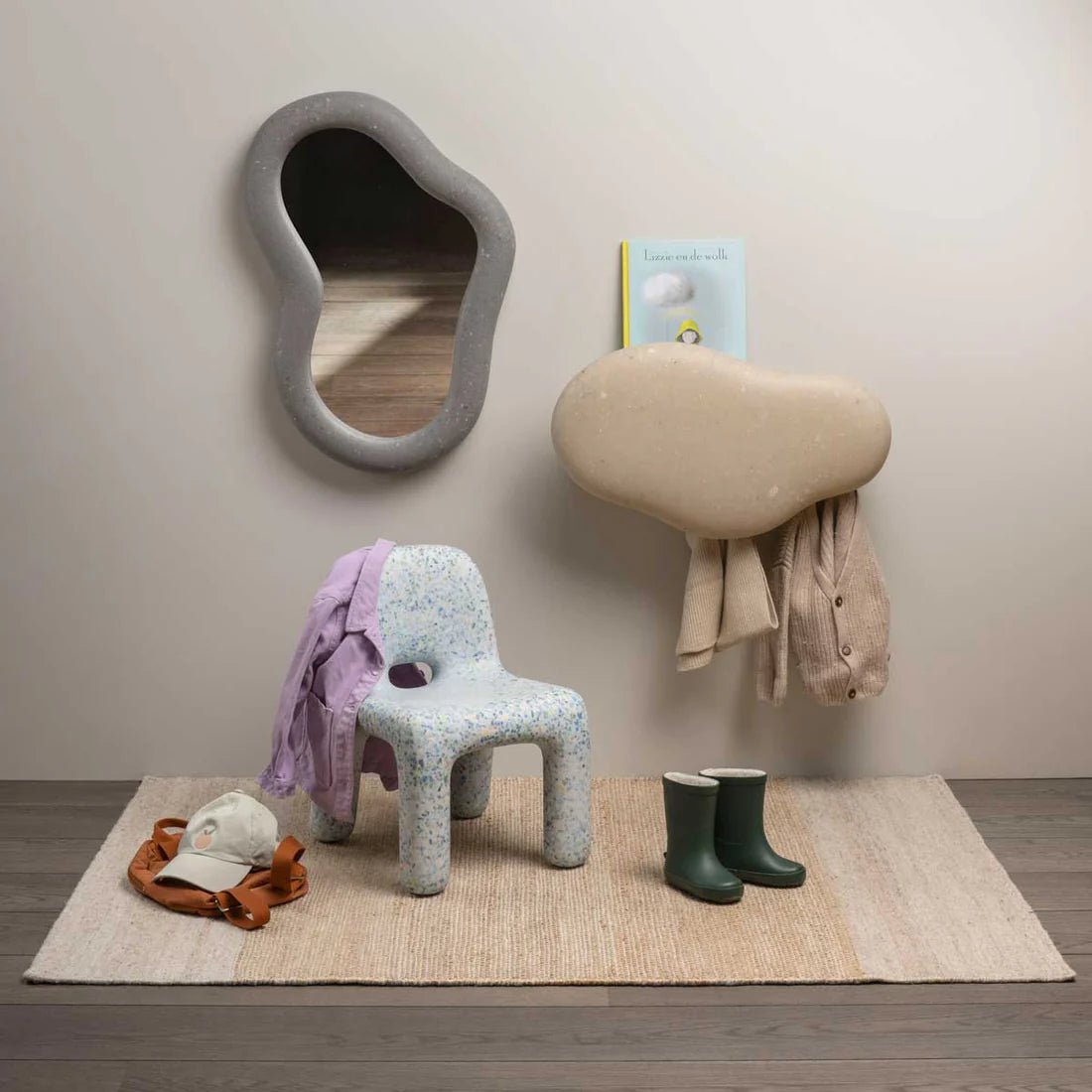 Marine Mirror - Stoney Grey - Le Petit Marché Home Furniture
