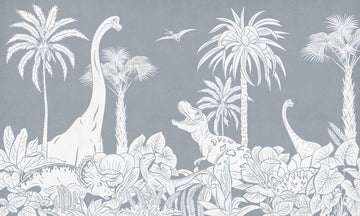Monochrome Dino - Blue - Le Petit Marché Home Furniture