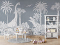 Monochrome Dino - Blue - Le Petit Marché Home Furniture