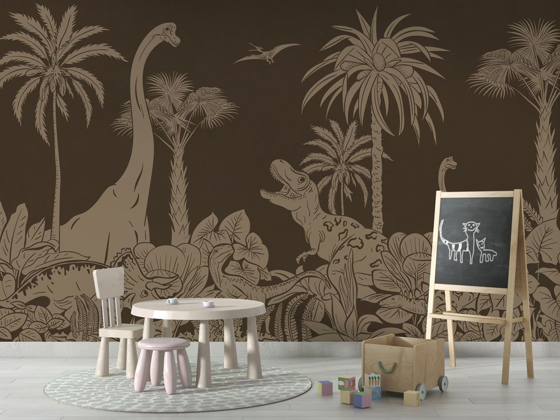 Monochrome Dino - Brown Vintage - Le Petit Marché Home Furniture