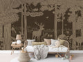 Monochrome Forest - Brown Vintage - Le Petit Marché Home Furniture