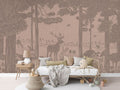 Monochrome Forest - Pink Vintage - Le Petit Marché Home Furniture