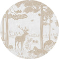 Monochrome Forest - White Vintage - Circle - Le Petit Marché Home Furniture
