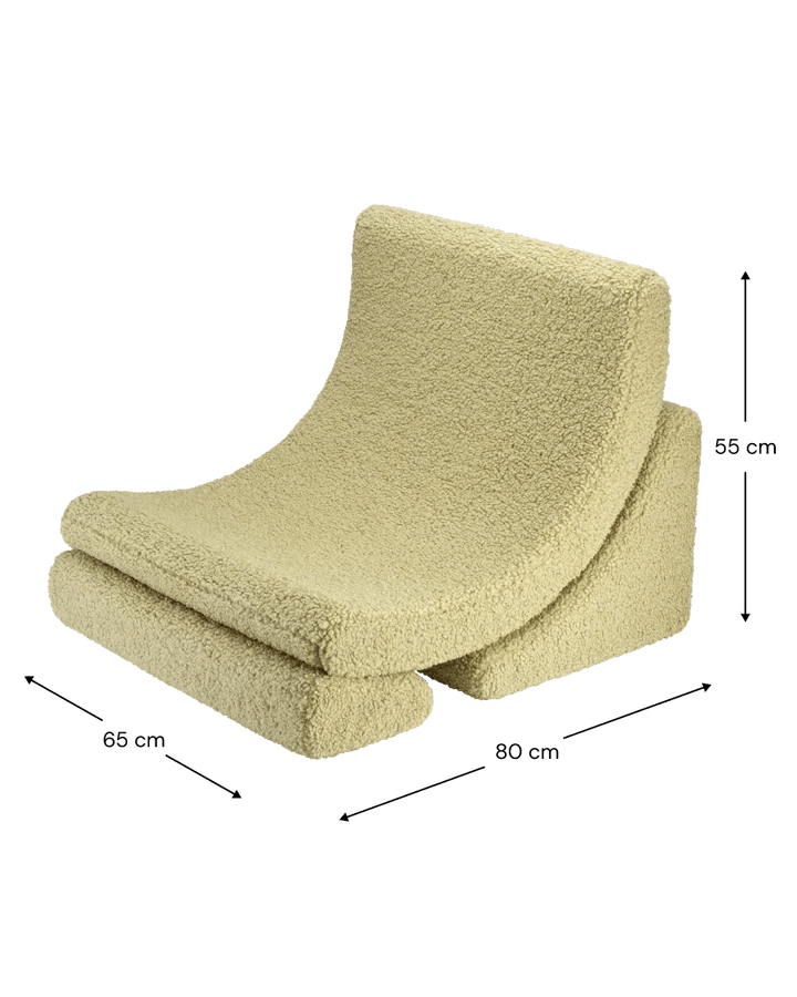 Moon Chair, Matcha (Pre - Order) - Le Petit Marché Home Furniture