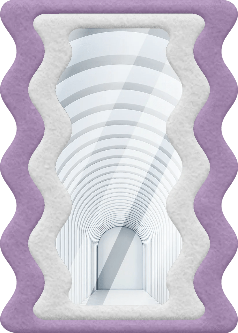 Odisha Mirror, Purple, Large - Le Petit Marché Home Furniture