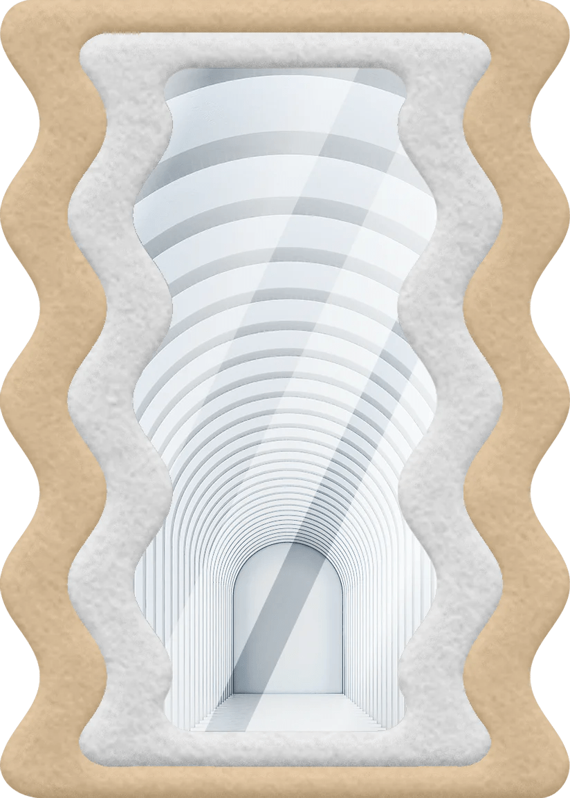 Odisha Mirror, Tan, Mini - Le Petit Marché Home Furniture