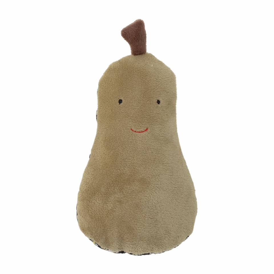 Pear Ras Rattle, Green, Cotton - Le Petit Marché Home Furniture
