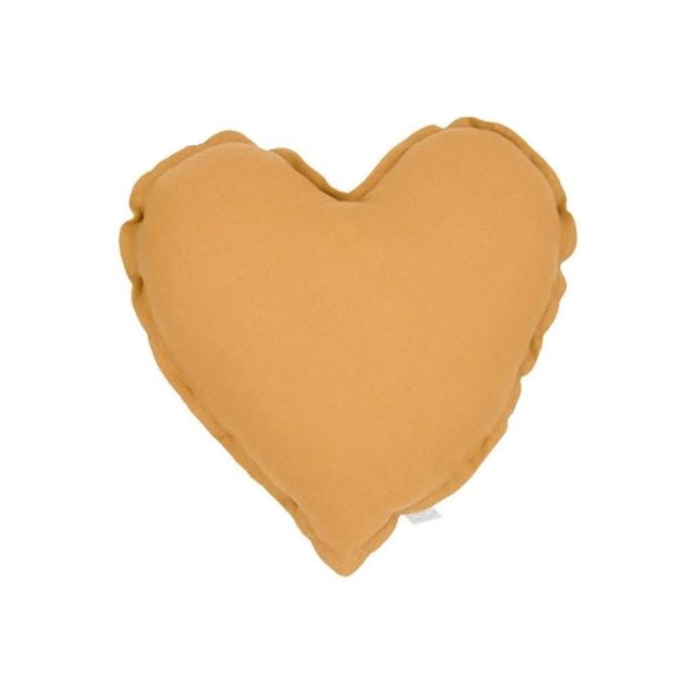 Pillow Mini Heart PN , Caramel - Le Petit Marché Home Furniture
