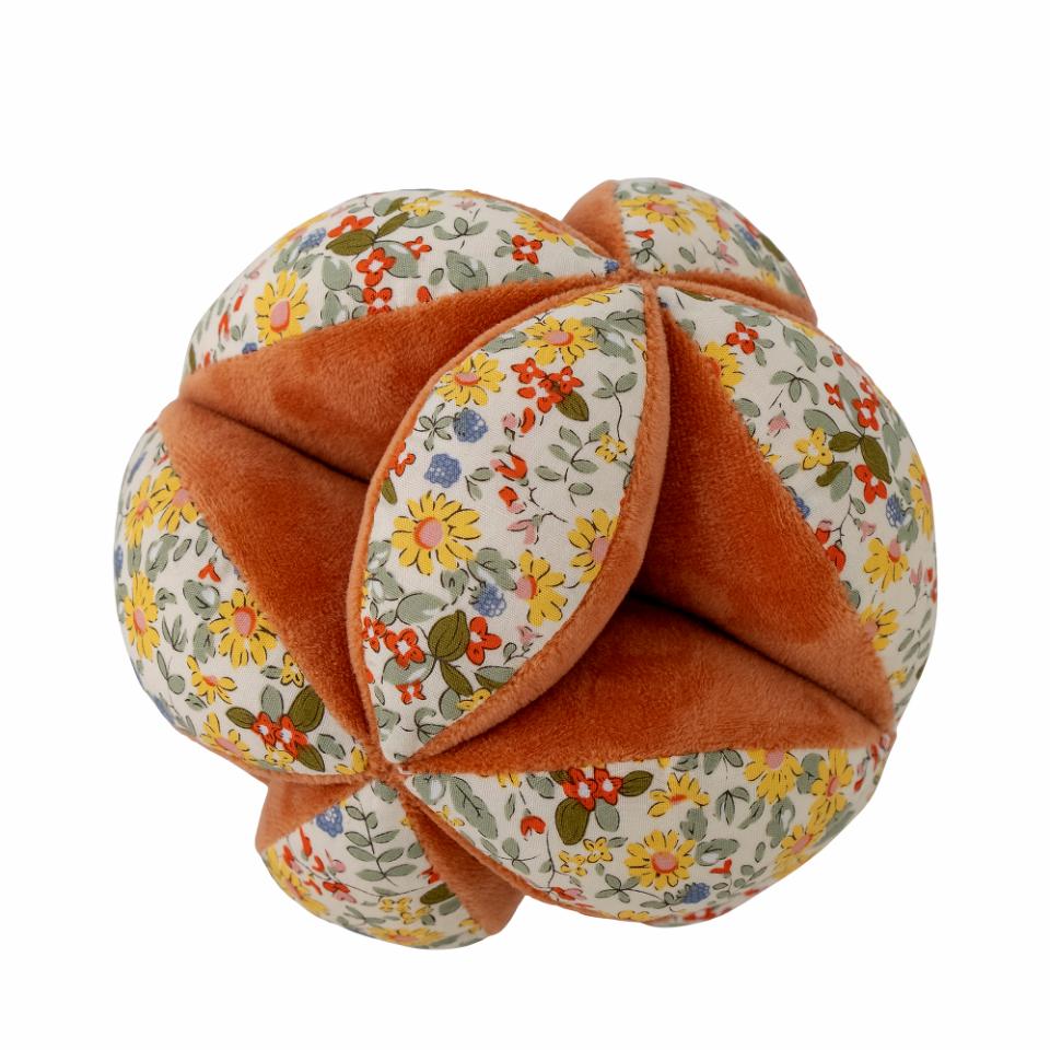 Rattle Ball Venke, Orange, Cotton - Le Petit Marché Home Furniture