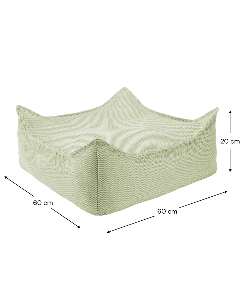 Square Ottoman Outdoor, Herba (Pre - Order) - Le Petit Marché Home Furniture