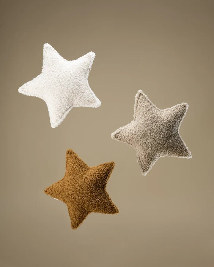 Star Cushion, Cream White - Le Petit Marché Home Furniture