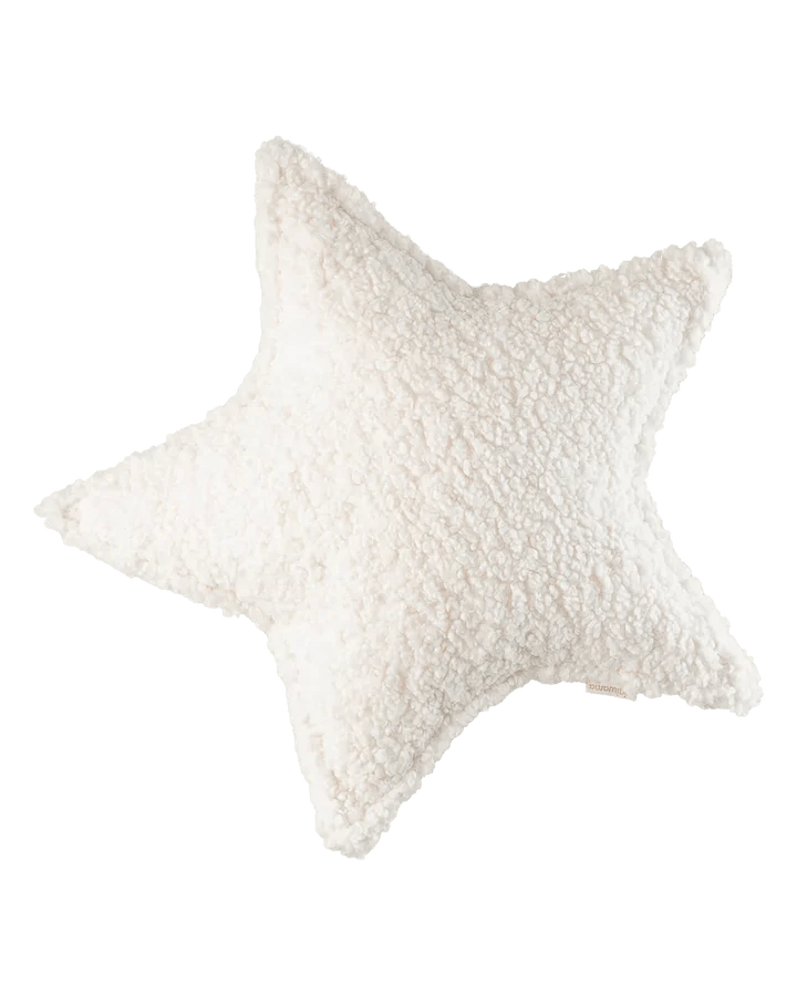 Star Cushion, Cream White - Le Petit Marché Home Furniture