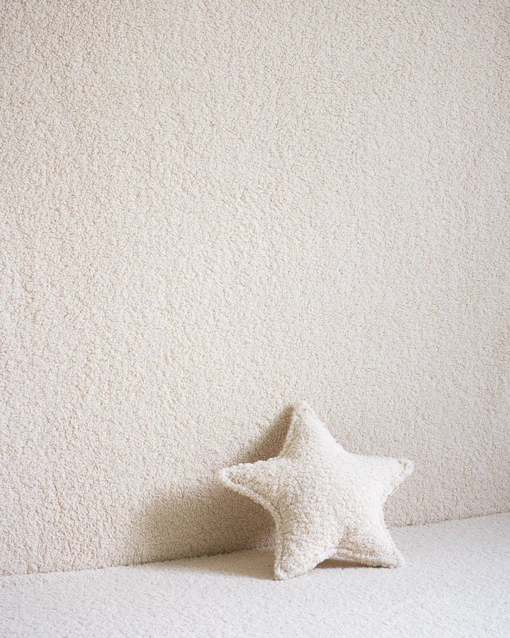 Star Cushion, Cream White - Le Petit Marché Home Furniture