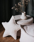 Star Cushion, Cream White - Le Petit Marché Home Furniture