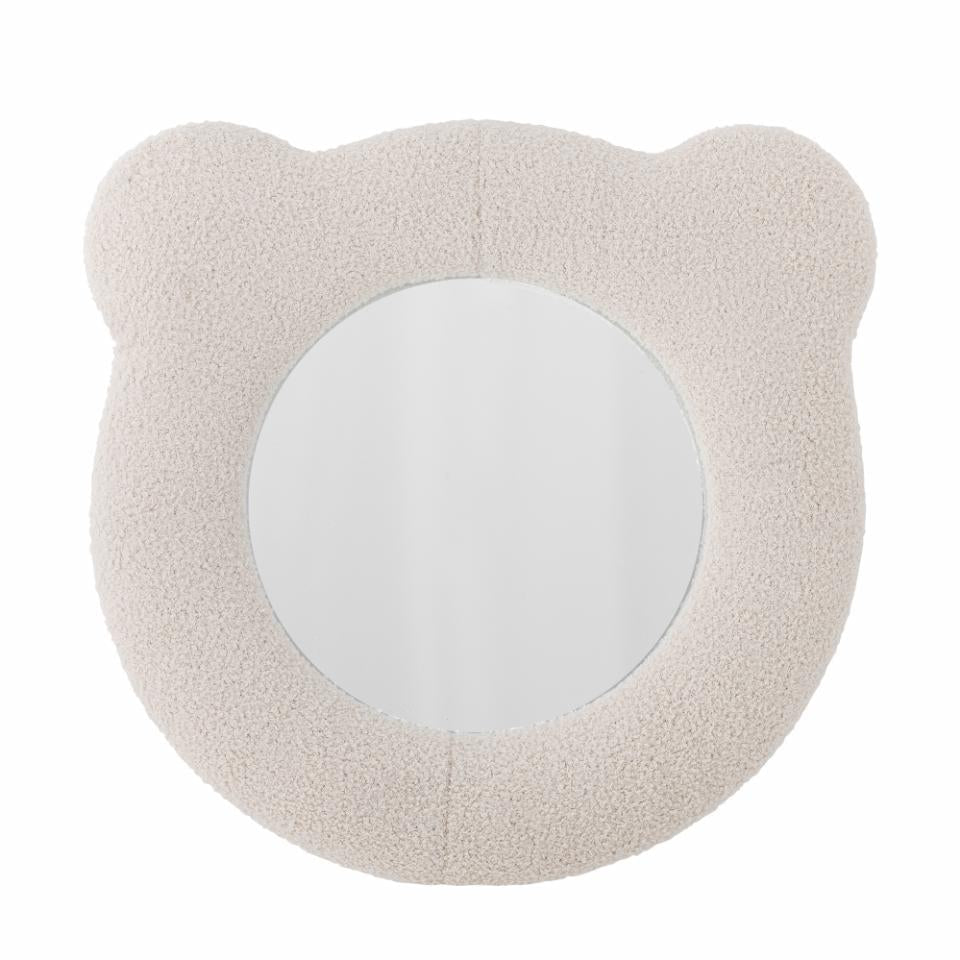 Wall Mirror Bear Baily, White - Le Petit Marché Home Furniture