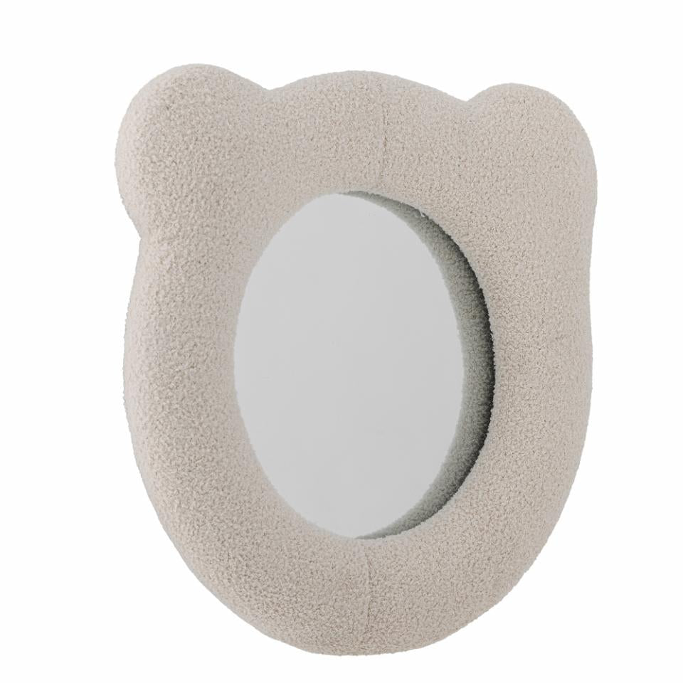 Wall Mirror Bear Baily, White - Le Petit Marché Home Furniture