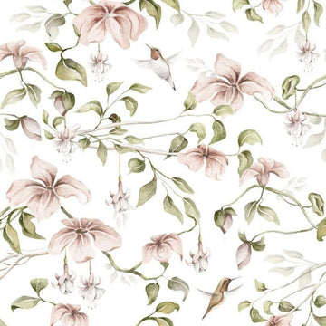 Wallpaper - Between The Paradise Trees White - Le Petit Marché Home Furniture